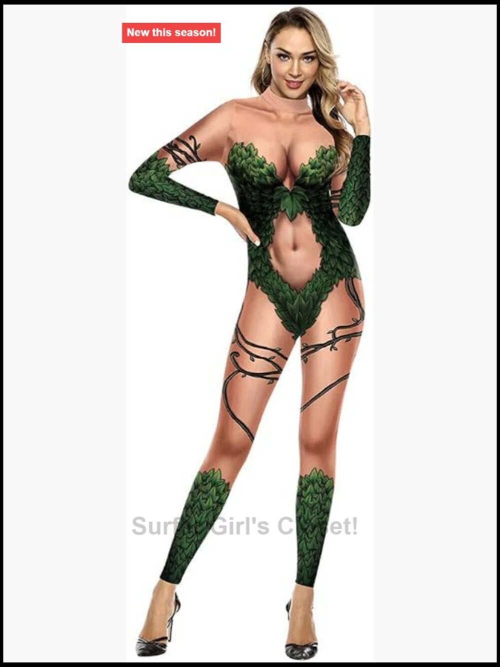 Women's Skeleton Halloween Costume Catsuit Bodysuit Jumpsuit Long Sleeve High